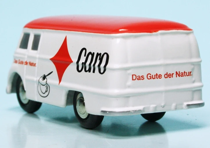 Schuco Piccolo Mercedes Benz L 319 D Kastenwagen Mit Emailleschild "Caro Kaffee" 6 Schuco Piccolo Mercedes Benz L 319 D Kastenwagen Mit Emailleschild "Caro Kaffee" – Bild 6