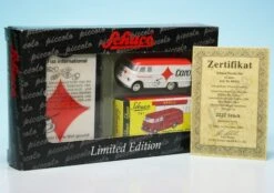 Schuco Piccolo Mercedes Benz L 319 D Kastenwagen Mit Emailleschild "Caro Kaffee" 13 Schuco Piccolo Mercedes Benz L 319 D Kastenwagen Mit Emailleschild "Caro Kaffee" -Schuco 005415 Schuco Piccolo Mercedes Benz L 319 D Kastenwagen mit Emailleschild Caro Kaffee z7