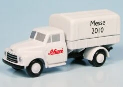 Schuco Piccolo Opel Blitz 1,75t Pritsche/Plane "Schuco Spielwarenmesse 2010"