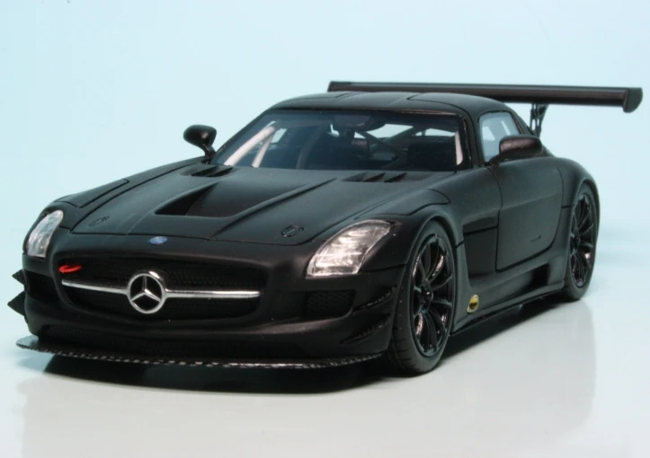 Schuco Mercedes Benz SLS AMG GT3 Coupé Rennwagen (C197) (2010) "Concept Black" 3 Schuco Mercedes Benz SLS AMG GT3 Coupé Rennwagen (C197) (2010) "Concept Black" – Bild 3