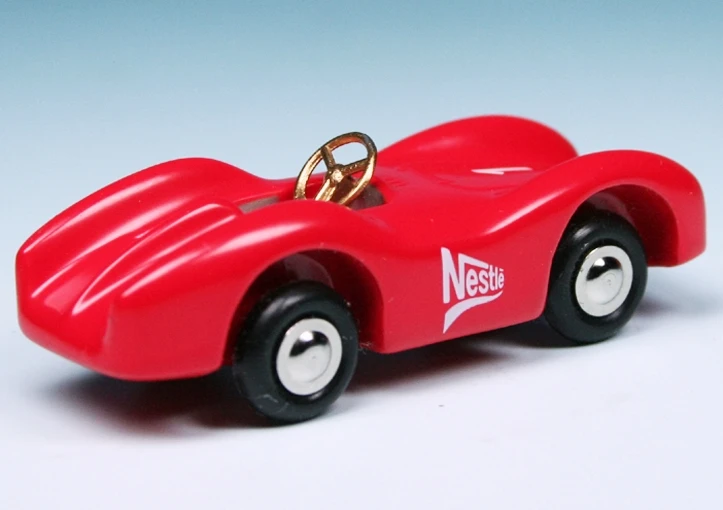 Schuco Piccolo Mercedes Benz W196 Stromlinie Rennwagen "Nestlé" 2 Schuco Piccolo Mercedes Benz W196 Stromlinie Rennwagen "Nestlé" – Bild 2