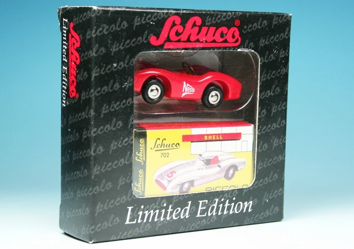 Schuco Piccolo Mercedes Benz W196 Stromlinie Rennwagen "Nestlé" 3 Schuco Piccolo Mercedes Benz W196 Stromlinie Rennwagen "Nestlé" – Bild 3