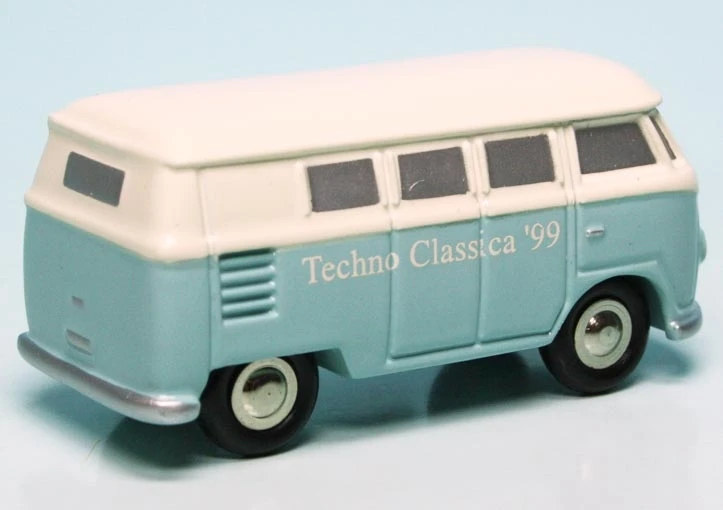 Schuco Piccolo VW T1 Bulli Bus "Volkswagen Techno Classica 1999" 2 Schuco Piccolo VW T1 Bulli Bus "Volkswagen Techno Classica 1999" – Bild 2