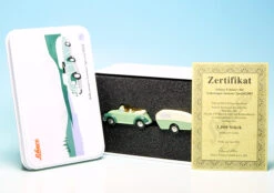 Schuco Piccolo VW Käfer Cabriolet Mit Wohnwagen "Volkswagen Summer Special 2002" -Schuco 102093 schuco piccolo vw kaefer cabriolet mit wohnwagen volkswagen summer special 2002 6