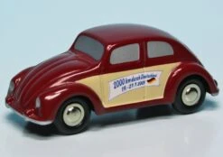Schuco Piccolo VW Brezelkäfer "2000km Durch Deutschland 2003"
