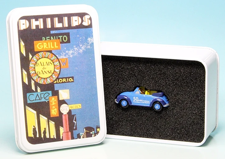 Schuco Piccolo VW Käfer Cabriolet "50 Jahre Philips Halbleiter" 6 Schuco Piccolo VW Käfer Cabriolet "50 Jahre Philips Halbleiter" – Bild 6