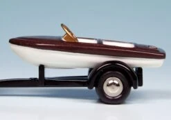 Schuco Piccolo DKW Schnellaster Kastenwagen Mit Bootsanhänger "Motor Klassik Techno Classica 2001" -Schuco 105007 Schuco Piccolo DKW Schnellaster Kastenwagen mit Bootsanhnger Motor Klassik Techno Cla z5