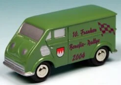 Schuco Piccolo DKW Schnellaster Kastenwagen "10. Franken-Benefiz-Rallye 2004"