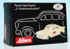 Schuco Piccolo Opel Kapitän (1956) "5. Frankenlandausfahrt 2010" -Schuco 118010 Schuco Piccolo Opel Kapitn 1956 5 Frankenlandausfahrt 2010 z7