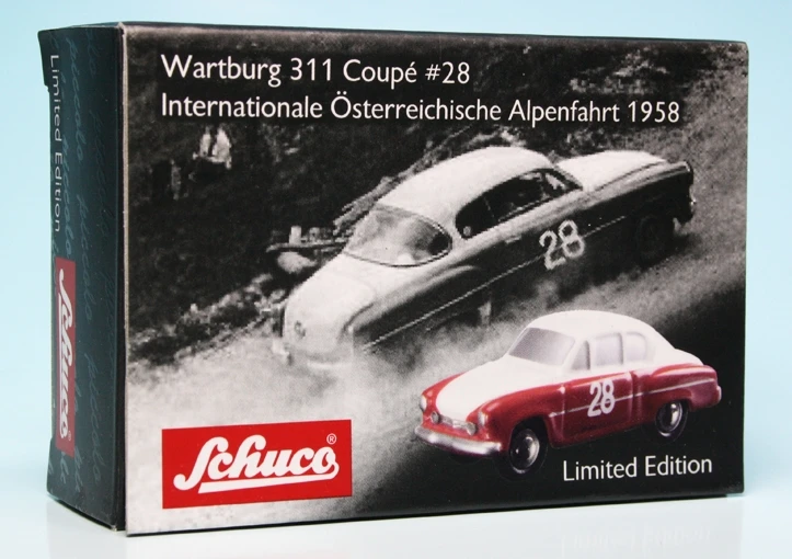 Schuco Piccolo Wartburg 311 Coupé "Österreichische Alpenfahrt 1958 / Spiel & Hobby Leipzig 2005" 7 Schuco Piccolo Wartburg 311 Coupé "Österreichische Alpenfahrt 1958 / Spiel & Hobby Leipzig 2005" – Bild 7