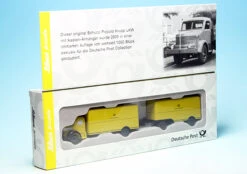 Schuco Piccolo Krupp Titan Koffer-Hängerzug "Deutsche Bundespost" -Schuco 160024 schuco piccolo krupp titan kofferhaengerzug deutsche bundespost 5