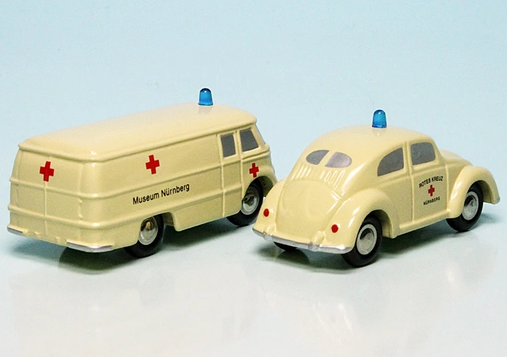 Schuco Piccolo Set "BRK Rotkreuz-Museum Nürnberg 2002" 2 Schuco Piccolo Set "BRK Rotkreuz-Museum Nürnberg 2002" – Bild 2