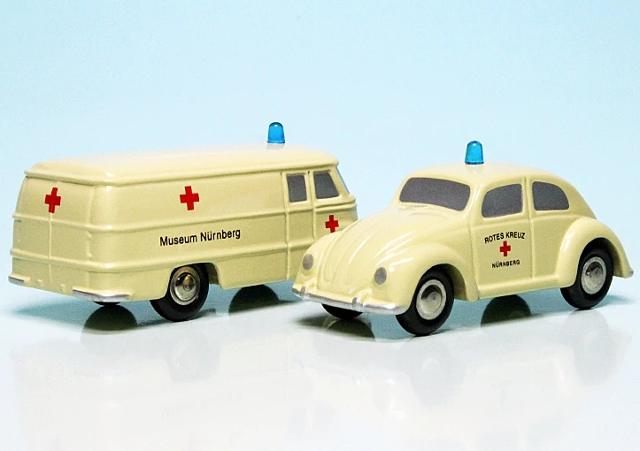 Schuco Piccolo Set "BRK Rotkreuz-Museum Nürnberg 2002" 3 Schuco Piccolo Set "BRK Rotkreuz-Museum Nürnberg 2002" – Bild 3