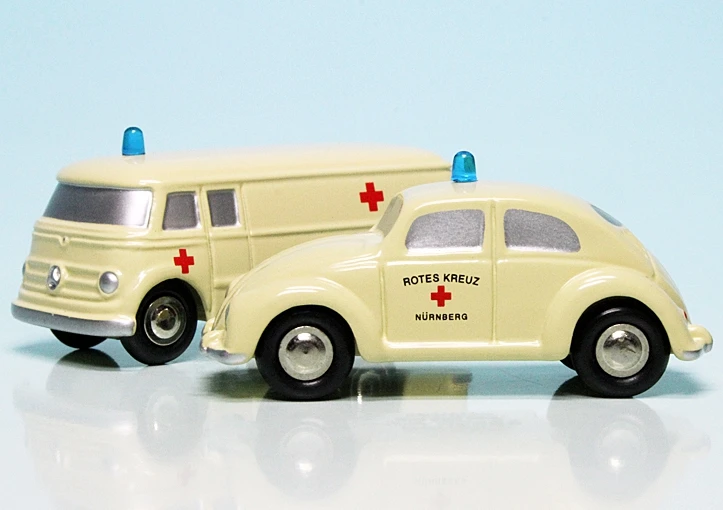 Schuco Piccolo Set "BRK Rotkreuz-Museum Nürnberg 2002" 5 Schuco Piccolo Set "BRK Rotkreuz-Museum Nürnberg 2002" – Bild 5