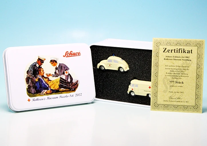 Schuco Piccolo Set "BRK Rotkreuz-Museum Nürnberg 2002" 6 Schuco Piccolo Set "BRK Rotkreuz-Museum Nürnberg 2002" – Bild 6