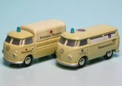 Schuco Piccolo Set "BRK Rotkreuz-Museum-Nürnberg 2003 / Wasserwacht Nürnberg"