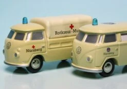 Schuco Piccolo Set "BRK Rotkreuz-Museum-Nürnberg 2003 / Wasserwacht Nürnberg" -Schuco 180067 Schuco Piccolo Set BRK Rotkreuz Museum Nrnberg 2003 Wasserwacht Nrnberg z3