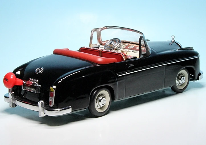 Schuco Rollfix 1085 Mercedes Benz 220SE Ponton Cabriolet (W128) 2 Schuco Rollfix 1085 Mercedes Benz 220SE Ponton Cabriolet (W128) – Bild 2