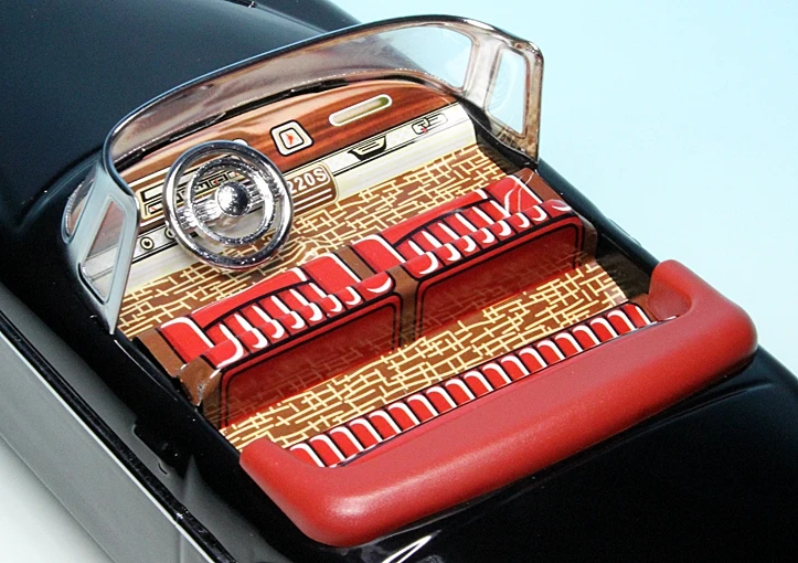 Schuco Rollfix 1085 Mercedes Benz 220SE Ponton Cabriolet (W128) 4 Schuco Rollfix 1085 Mercedes Benz 220SE Ponton Cabriolet (W128) – Bild 4