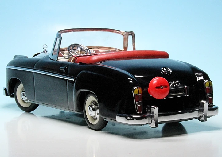 Schuco Rollfix 1085 Mercedes Benz 220SE Ponton Cabriolet (W128) 6 Schuco Rollfix 1085 Mercedes Benz 220SE Ponton Cabriolet (W128) – Bild 6