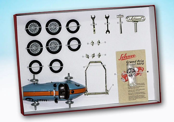 Schuco Grand-Prix-Racer 1075 / 1070 Ferrari Monoposto Rennwagen Als Montagekasten 6 Schuco Grand-Prix-Racer 1075 / 1070 Ferrari Monoposto Rennwagen Als Montagekasten – Bild 6