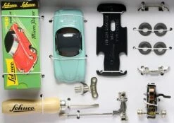 Schuco Microracer 1047 / Porsche 356 Coupé Als Montagekasten -Schuco 450177400 Schuco Microracer 1047 Porsche 356 Coup als Montagekasten z6