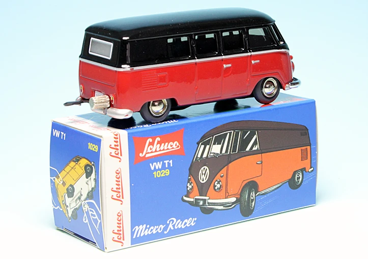 Schuco Microracer 1029 / VW T1 Bulli Bus 2 Schuco Microracer 1029 / VW T1 Bulli Bus – Bild 2