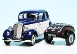 Schuco Mercedes Benz 170V Limousine Mit Westfalia-Anhänger -Schuco 450246500 schuco mercedes benz 170v limousine mit westfaliaanhaenger 2