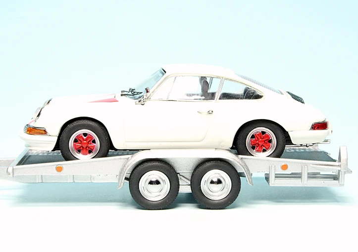 Schuco Mercedes Benz L 319 D Kastenwagen Mit Anhänger Und Porsche 911 Coupé "Porsche" 4 Schuco Mercedes Benz L 319 D Kastenwagen Mit Anhänger Und Porsche 911 Coupé "Porsche" – Bild 4