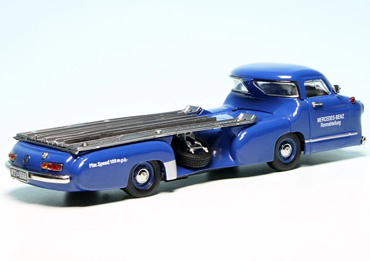 Schuco Mercedes Benz Stromlinien-Renntransporter "Mercedes Benz Rennabteilung" 2 Schuco Mercedes Benz Stromlinien-Renntransporter "Mercedes Benz Rennabteilung" – Bild 2