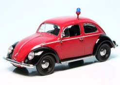 Schuco VW Käfer Mit Ovali-Fenster "Feuerwehr"
