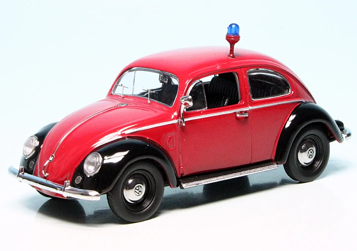 Schuco VW Käfer Mit Ovali-Fenster "Feuerwehr" 1 Schuco VW Käfer Mit Ovali-Fenster "Feuerwehr"