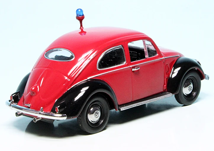 Schuco VW Käfer Mit Ovali-Fenster "Feuerwehr" 2 Schuco VW Käfer Mit Ovali-Fenster "Feuerwehr" – Bild 2