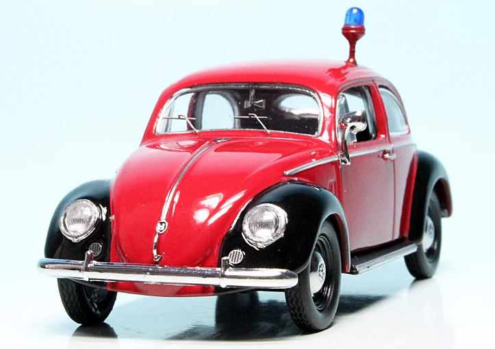 Schuco VW Käfer Mit Ovali-Fenster "Feuerwehr" 3 Schuco VW Käfer Mit Ovali-Fenster "Feuerwehr" – Bild 3