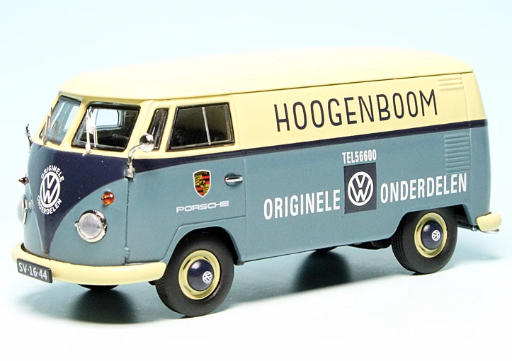 Schuco VW T1b Bulli Kastenwagen "VW-Porsche Hoogenboom" 1 Schuco VW T1b Bulli Kastenwagen "VW-Porsche Hoogenboom"