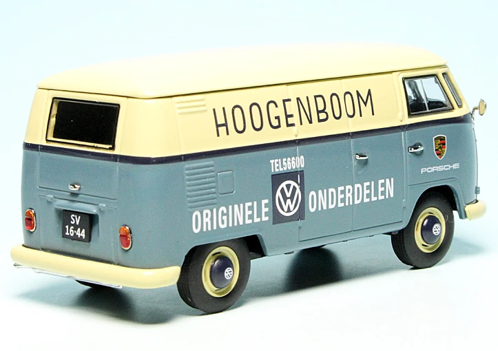 Schuco VW T1b Bulli Kastenwagen "VW-Porsche Hoogenboom" 2 Schuco VW T1b Bulli Kastenwagen "VW-Porsche Hoogenboom" – Bild 2