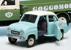 Schuco Hanomag L28 Pritschenwagen Mit Goggomobil 250 "Goggomobil" -Schuco 450293800 Schuco Hanomag L28 Pritschenwagen mit Goggomobil 250 Goggomobil 4