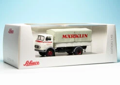 Schuco Mercedes Benz LP911 Pritsche/Plane "Märklin" -Schuco 450309900 schuco mercedes benz lp911 pritscheplane maerklin 6
