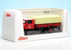 Schuco Mercedes Benz Lo2750 Pritsche/Plane "Deutsche Reichspost" -Schuco 450310300 schuco mercedes benz lo2750 pritscheplane deutsche reichspost 6