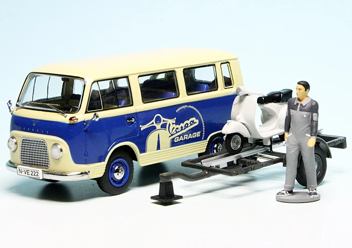 Schuco Ford Taunus Transit FK 1000 Bus Mit Anhänger Und Piccolo Vespa GS Roller "Vespa Garage" 1 Schuco Ford Taunus Transit FK 1000 Bus Mit Anhänger Und Piccolo Vespa GS Roller "Vespa Garage"