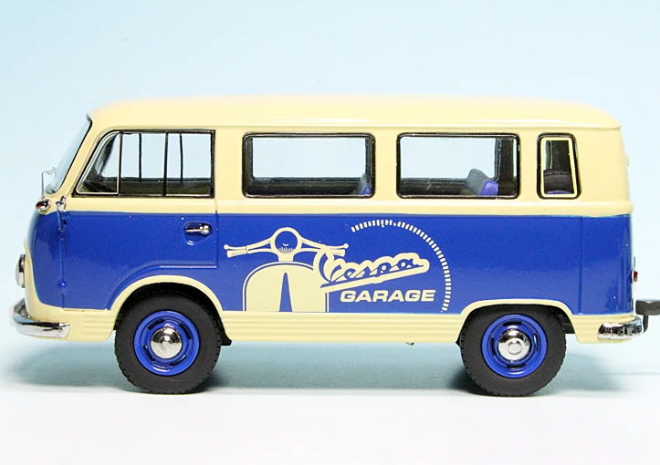 Schuco Ford Taunus Transit FK 1000 Bus Mit Anhänger Und Piccolo Vespa GS Roller "Vespa Garage" 3 Schuco Ford Taunus Transit FK 1000 Bus Mit Anhänger Und Piccolo Vespa GS Roller "Vespa Garage" – Bild 3