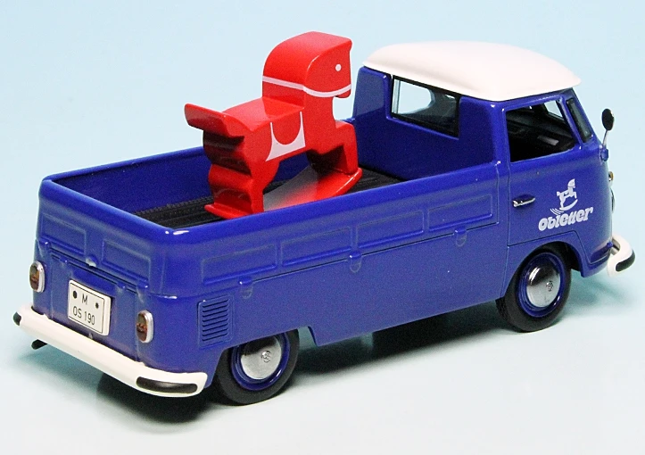Schuco VW T1 Bulli Pritschenwagen Mit Ladegut "190 Jahre Obletter" 2 Schuco VW T1 Bulli Pritschenwagen Mit Ladegut "190 Jahre Obletter" – Bild 2