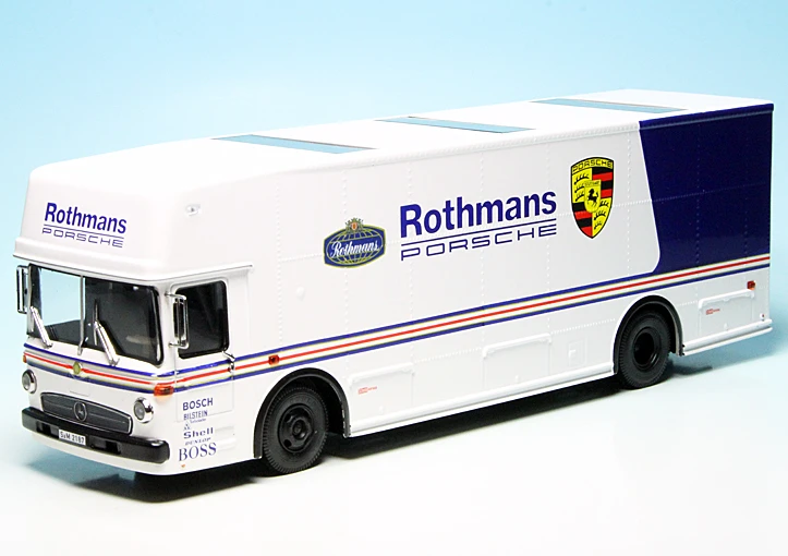 Schuco Mercedes Benz O 317 K Renntransporter "Team Rothmans Porsche" 1 Schuco Mercedes Benz O 317 K Renntransporter "Team Rothmans Porsche"