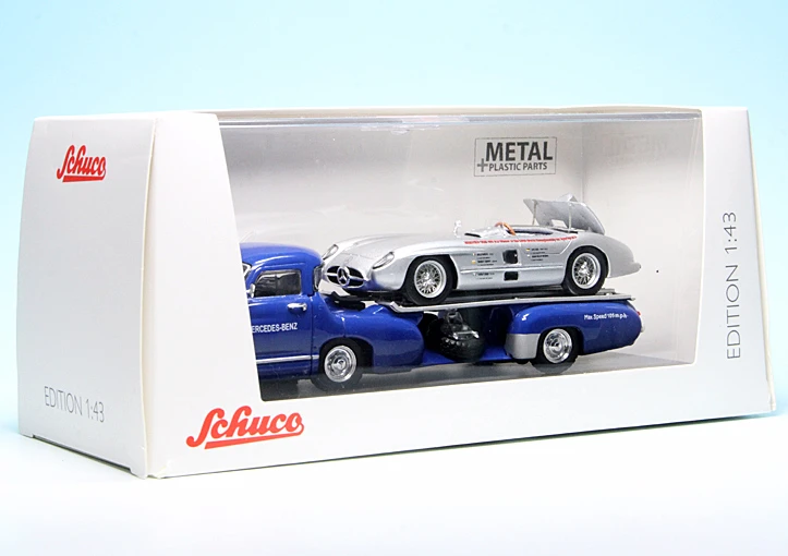 Schuco Mercedes Benz Stromlinien-Renntransporter Mit 300SLR "Mercedes Benz" 7 Schuco Mercedes Benz Stromlinien-Renntransporter Mit 300SLR "Mercedes Benz" – Bild 7