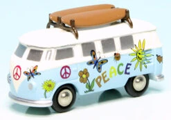 Schuco Piccolo VW T1 Bulli Bus "Peace"