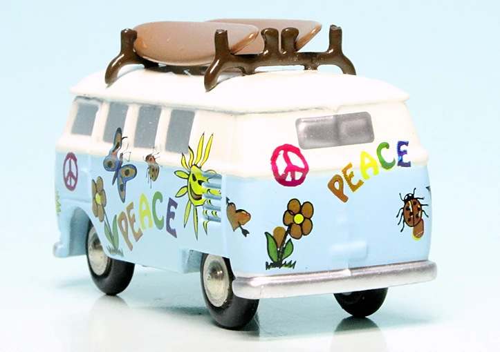Schuco Piccolo VW T1 Bulli Bus "Peace" 5 Schuco Piccolo VW T1 Bulli Bus "Peace" – Bild 5