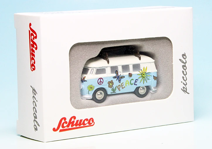 Schuco Piccolo VW T1 Bulli Bus "Peace" 6 Schuco Piccolo VW T1 Bulli Bus "Peace" – Bild 6