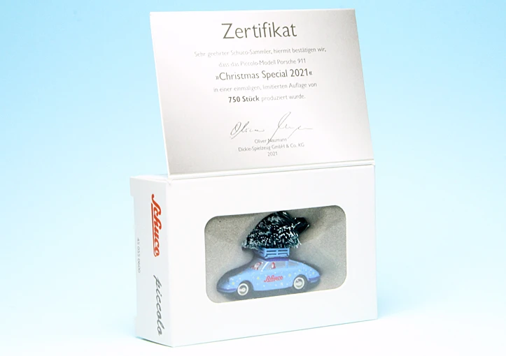 Schuco Piccolo Porsche 911 Carrera Coupé "Schuco Christmas Special 2021" 6 Schuco Piccolo Porsche 911 Carrera Coupé "Schuco Christmas Special 2021" – Bild 6