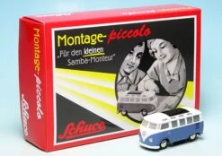 Schuco Piccolo VW T1 Bulli Samba Bus Als Montagekasten