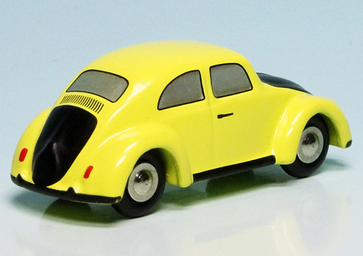 Schuco Piccolo VW Käfer "Gelb-Schwarzer-Renner" 2 Schuco Piccolo VW Käfer "Gelb-Schwarzer-Renner" – Bild 2